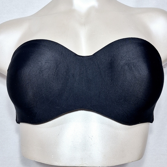36C Lilyette 939 Tailored‎ Strapless Underwire Bra Black - Picture 1 of 6